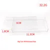 ELB009 Empaquetado de pestañas Caja de plástico Cajas de pestañas Mink Lash Case Acrílico deslizante plástico transparente Caja vacía con bandeja y logotipo de tarjeta base gratis