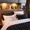 Estados Unidos Lençóis de cama Têxtil Colcha de cama Lençol plano Conjuntos de capa de edredom Lençóis de algodão de seda de alta qualidade 314c