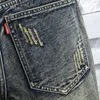 Il nuovo modo Mens strappato jeans del bicchierino dei vestiti di estate di alta qualità pantaloncini estivi traspirante Denim Shorts maschile