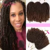 Spring Twist Crochet Braids Hair Extension large curly bouncey nice twist Ombre Blonde Bouncy Marley beautiful Crochet Braid Hair Extensions