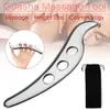 304 Rostfritt stål Gua Sha Guasha Massager Tool Scraper Fysioterapi Lös Muscle Meridian Massage Machine Spa Board Tool