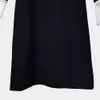 2019秋冬長袖ラウンドネックブラックコントラストカラーレースパネルプリーツ短いミニドレス女性のファッションドレスD2616277S