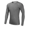 2019 Nuove magliette a compressione da corsa Collant Abbigliamento sportivo da uomo Fitness Palestra Allenamento Sport Yoga Top Bodybuilding T Shirt Uomo