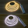 LED Strip Lights Motion Sensor 1m 2m 3m Cabinet light Strip Tape Under Bed Lamp Rope Night Lamp for Stairs Hallway Closet Kitchen