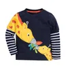 Garçons nouveau 2019 t-shirts hauts pour bébé garçon vêtements animaux dessin animé enfants t-shirts enfants t-shirt pour printemps automne t-shirts