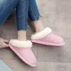 Cheap price 2020 new cotton slippers female winter home non-slip men's free shipping mixed color large size