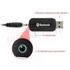 Hot Mini Portable 3,5 mm AUX Wireless Bluetooth Car Kit USB Musik Audio Receiver Adapter für Smartphone Tablet PC kostenloser Versand