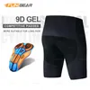 Radhose Herren Pro Team Rennrad-Leggings für Herren, Sommer, atmungsaktiv, schnell trocknend, Anti-Schweiß-Gel-gepolsterte Sport-Shorts, Schwarz, 249 g