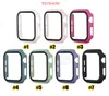 Для Apple Watch Series 5 4 3 2 Закаленные стеклянные пленки для IWATCH 38 мм 44 мм 9H Полноэкранный экран Protector Watch Cover Izeso