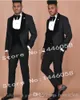 Handsome One Button Groomsmen Schal Revers Bräutigam Smoking Männer Anzüge Hochzeit/Ball/Abendessen Trauzeuge Blazer (Jacke + Hose + Krawatte + Weste) 1022