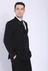 Nuovo design cinque doppiopetto nero smoking dello sposo uomo giacca da sposa uomo di alta qualità cena ballo di fine anno ((giacca + pantaloni + cravatta)
