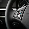 자동차 인테리어 액세서리 BMW E90 3 시리즈 (2005-2012) 자동차 스타일링에 대 한 탄소 섬유 스티어링 휠 버튼 스티커