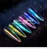 Ny 6 Färg Ice Transparent Spegel Mermaid Pulver UV Gel Pigment Magic Dust Powder Laser Nail Art Decorations