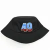 Cloches Geometric 49 Embroidery Cotton Bucket Hat Fisherman Autdoor Travel Sun Cap Hats for Kid Men Women 591