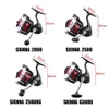 2019 Original Shimano Sienna FG 2000 2500 2500HG C3000 Spinning Fiske Reel Ar-C Spool 3D Gear Saltwater Fiske Tackle T191015