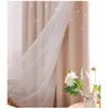 Star Curtains Openwork finished Princess wind children's window curtain bedroom living room blackout cloths+yarn