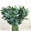 Artificial Willow Bouquet Fake Leaves For Home Christmas Wedding Decoration Stugle Party Willow Vine Faux Lövverk Växter Wreath Al1245