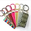 Bangle Keychains Hanging Purse Phone Bag Pu Leather Tassel Wristlet Key Ring Holder Women Girls Plaid 11 Designs 49728709443