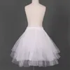 Nieuwe petticoats White Hoopless Formal Dress Bridal Crinoline Wedding Accessories Lady Girls Stock Short Underskirt1458987
