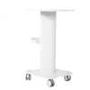 ABS Beauty Salon Trolley Salon Gebruik Voetstuk Rolling Cart Wiel Aluminium Stand