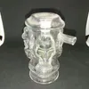 Vierzijdige Schedelketel Bongs Olie Burner Pijpen Waterleidingen Glazen Pijp Olierouts Roken Gratis Shippin