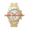 Nowa wersja luksusowy zegarek Mężczyzna 116509 116518 116515 BIAŁY ZŁOTA BLACK BLACK ARABIC Dial Watch 40 mm Watch Automatyczna moda Men039s WATC7447545