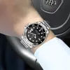 Marque de mode TEVISE hommes bracelet en acier inoxydable montre mécanique automatique mode hommes Date lumineuse montre-bracelet d'affaires 243Z