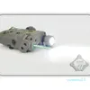 Partihandel-FMA-0073 PEQ LA5 Upgrade Version LED Vitljus + Grön laser med IR-linser BK / DE / FG Hjälmljus