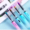1PC Cute High Quality Ink Pen Kawaii Starry Sky Fountain Pen Witn Ink Sac For Gifts Writing School Office Supplies