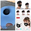 Maschera per valvola respiratoria in seta di ghiaccio Maschere regolabili anti-polvere per adulti Maschere PM2.5 per bambini Maschere protettive per bocca riutilizzabili a muffola 5 colori CCA12051