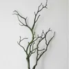 Plastikowe Sztuczne Rośliny Ślubne Dekoracje Suszone Drzewo Home Decor Peacock Coral Branches J2Y