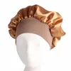 Night Sleep Hat Hair Care Cap Women womens designer hats Fashion Satin Bonnet cap Silk Head Wrap Hair Loss Caps Accessories EEA1248-2