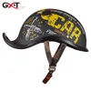 Motosiklet Kaskları GXT Kask Scooter Vintage Retro Yarım Moto Açık Yüz Motosiklet Crash Casco Erkekler Kadınlar Için