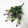 5 pcs Eucalipto Artificial Broto Ramo Planta Parede Para Arranjos de Flores Adereços Bouquet de Casamento Casa Bar Decoração Do Hotel