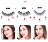 3D Mıknatıs Kirpikler 3 Pairs Manyetik Yanlış Kirpik Mıknatıslar Sıvı Eyeliner Cımbız Seti Lash Uzatma Makyaj