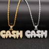 Anhänger Halskette Herren Hip Hop Halsketten Schmuck Hochwertige Gold Silber Rapper Mode Halskette
