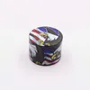 Colorful Banner Eagle Pattern Portable 50MM Smoking Herb Grind Spice Miller Grinder Crusher Grinding Chopped Innovative Design Tobacco Tool