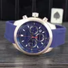 High Quality Luxury Mens Watches Quartz Movement Chronograph Wristwatch All Small Dial 100% Work Mens Designer Watch Relogio Mascu259Q