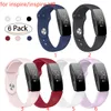 Замена силиконовой спортивной группы для Fitbit Inspire HR заряд 3 2 Versa Samsung Galaxy Watch Active Apple Watch Band Brange Red Brap