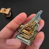 Naturalny Kwarcowy Kryształ Rainbow Titanium Bismuth Cluster Mineral Healing Crystal Home Decora