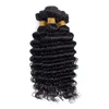 Extensões de cabelo virgem brasileiro onda profunda 3 pacotes 830 polegada 100 cabelo humano cor natural remy tramas de cabelo 3pcs1798852