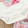 Easter Baby Clothing Sets Embroidery Baby Girls Rompers Pants Headband 3PCS Set Bunny Newborn Outfits Spring Girl Clothes Set DHW2057