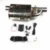 Car Universal Valve Exhaust Pipe Vacuum Pump Variable Mufflers 304 Stainless Steel Embossing Remote Control Muffler