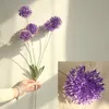 5 Heads Artificial Dandelion Flower 5 Colors Decorative Fake Flowers Grass Ball Plants for Wedding Home Garden Decoration Floral244C