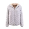 2019 autumn parkas basic jackets female women winter velvet Fleece hooded coats slim jacket womens hoodies outwear coat