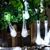 Premium Quality 6m 30 LED Solar Christmas Lights 8 Modes Waterproof Water Drop Solar Fairy String Lights for Garden