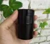 black dry herb vial vacuum jar 60ml smell proof bottle container airtight sealed food storage custom label