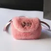 Sevimli Çocuk Çocuklar Kızlar Mini Ilmek Crossbody Çanta Yumuşak Kürk Çanta Çanta Çanta