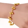 Perlen Handgelenk-Gliederkette, Charm-Schmuck, 18 Karat Gelbgold gefüllt, neuestes Damen- und Mädchen-Armband, Geschenk