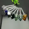 Pipes à fumer Aeecssories Narguilés en verre Bongs Chapeau coloré Dauphin Imprimé Verre Marmite à ébullition directe